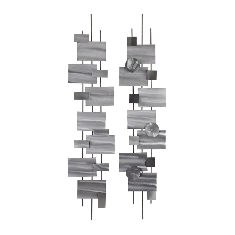 153-001 Vertical Shapes Wall Decor - Free Shipping!, Wall Decor, Dimond Home, - ReeceFurniture.com - Free Local Pick Ups: Frankenmuth, MI, Indianapolis, IN, Chicago Ridge, IL, and Detroit, MI