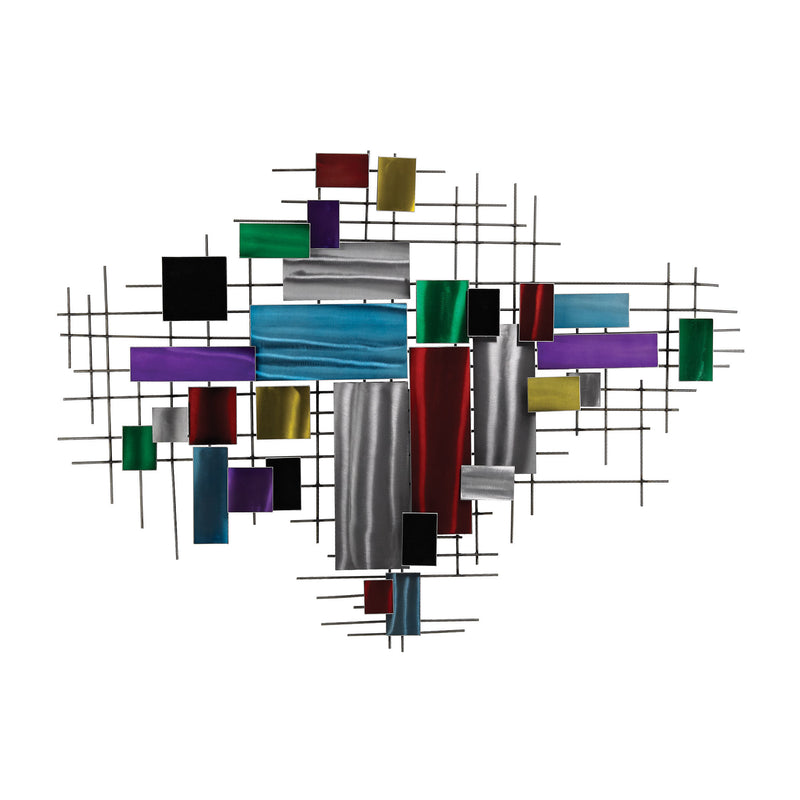 153-003 Fragmented Scenery Metal Wall Decor - Free Shipping!, Wall Decor, Dimond Home, - ReeceFurniture.com - Free Local Pick Ups: Frankenmuth, MI, Indianapolis, IN, Chicago Ridge, IL, and Detroit, MI