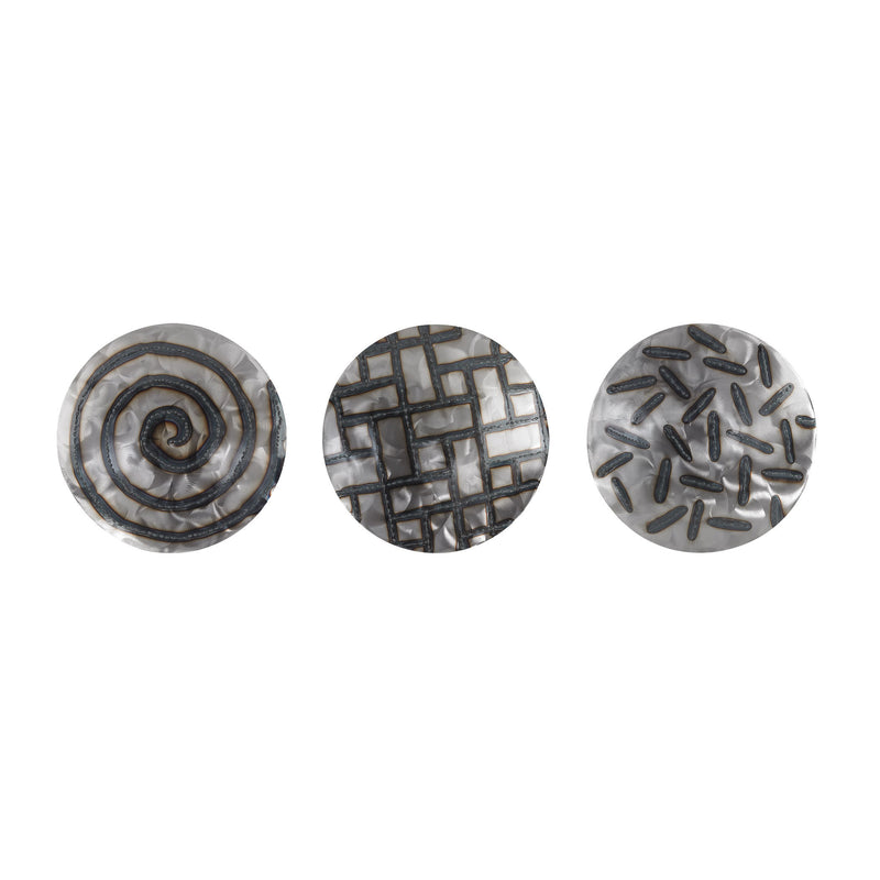 153-008/S3 Discus Metal Wall Decor - Free Shipping!, Wall Decor, Dimond Home, - ReeceFurniture.com - Free Local Pick Ups: Frankenmuth, MI, Indianapolis, IN, Chicago Ridge, IL, and Detroit, MI