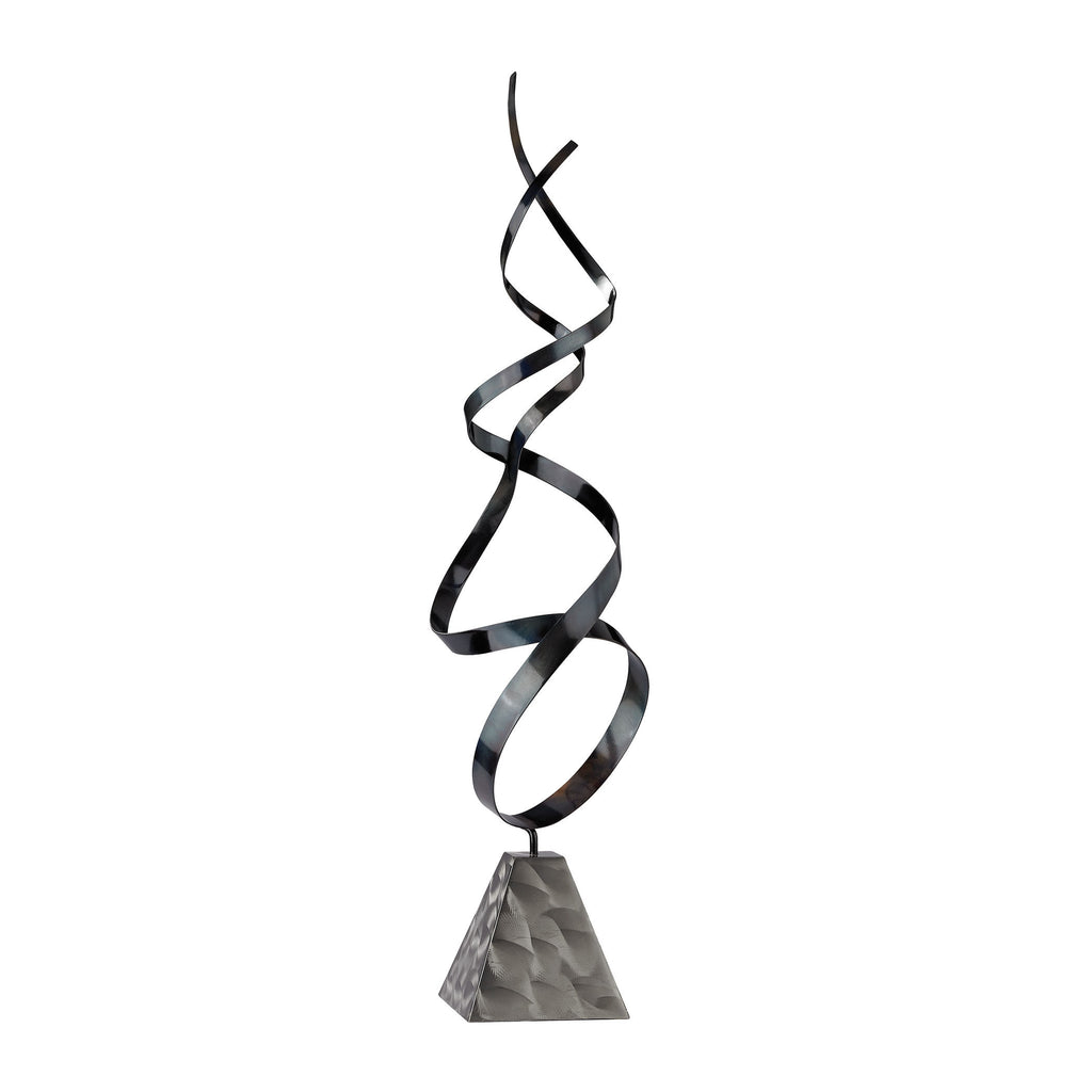 153-009 Helical Metal Sculpture - Free Shipping!, Sculpture, Dimond Home, - ReeceFurniture.com - Free Local Pick Ups: Frankenmuth, MI, Indianapolis, IN, Chicago Ridge, IL, and Detroit, MI
