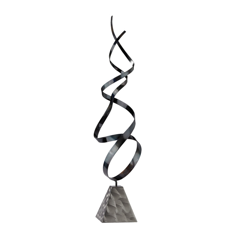 153-009 Helical Metal Sculpture - Free Shipping!, Sculpture, Dimond Home, - ReeceFurniture.com - Free Local Pick Ups: Frankenmuth, MI, Indianapolis, IN, Chicago Ridge, IL, and Detroit, MI