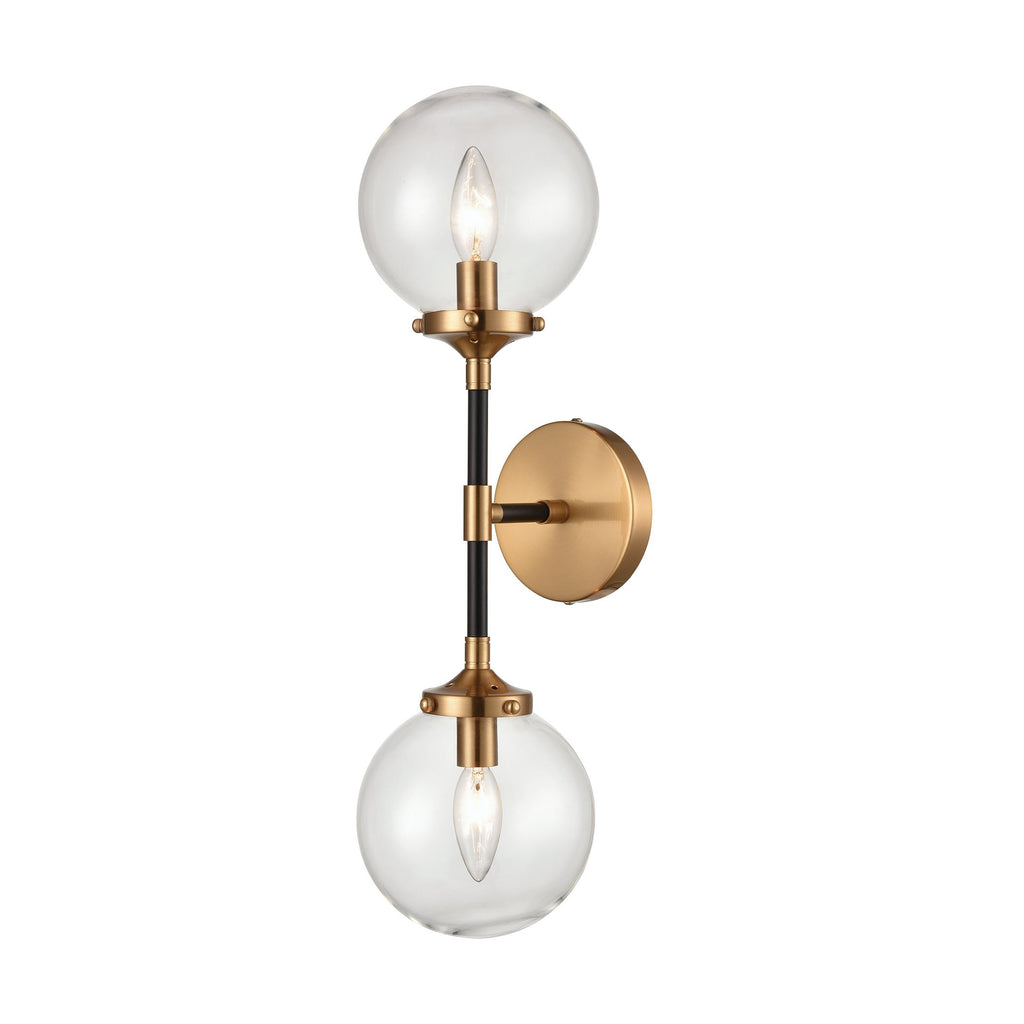 Boudreaux - Sconce - Matte Black, Antique Gold, Antique Gold