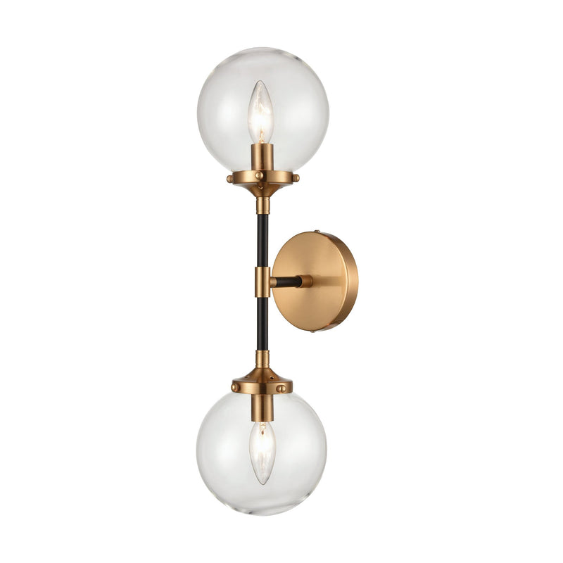 Boudreaux - Sconce - Matte Black, Antique Gold, Antique Gold