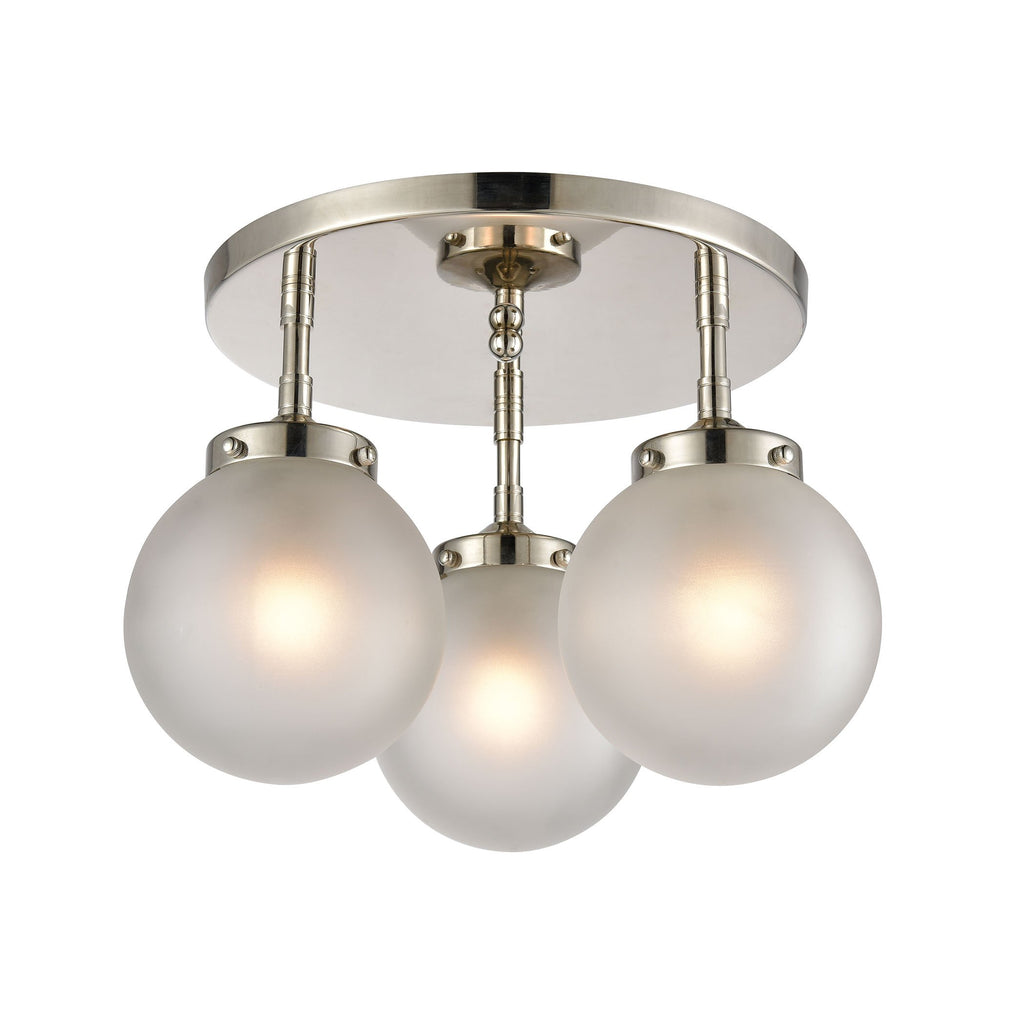Boudreaux - Semi Flush Mount - Polished Nickel