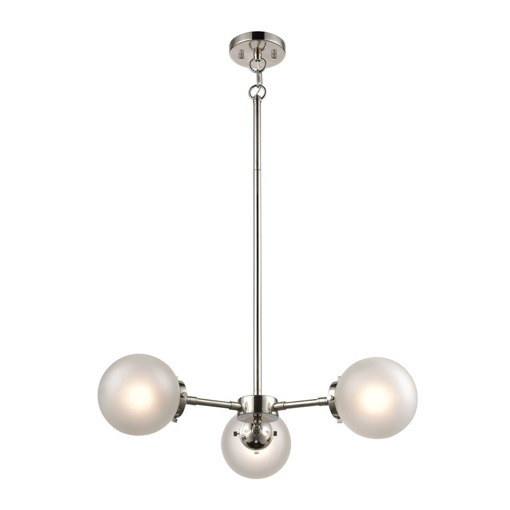 Boudreaux - Chandelier - Polished Nickel