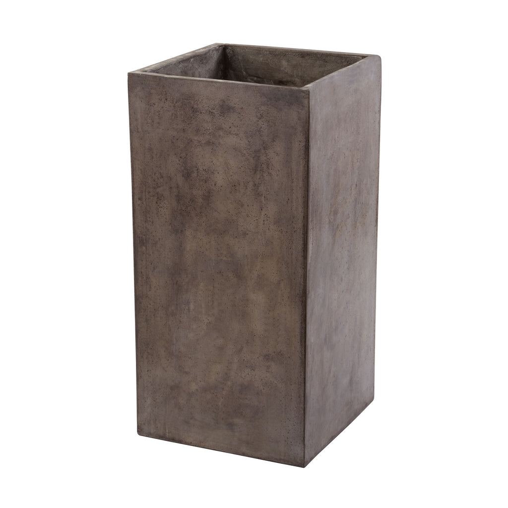 157-011 Al Fresco Cement Planter - Short - Free Shipping!, Vase/Urn, Dimond Home, - ReeceFurniture.com - Free Local Pick Ups: Frankenmuth, MI, Indianapolis, IN, Chicago Ridge, IL, and Detroit, MI