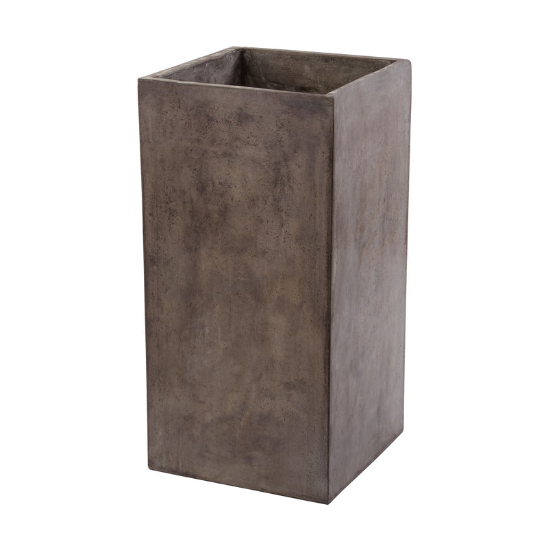 157-011 Al Fresco Cement Planter - Short - Free Shipping!, Vase/Urn, Dimond Home, - ReeceFurniture.com - Free Local Pick Ups: Frankenmuth, MI, Indianapolis, IN, Chicago Ridge, IL, and Detroit, MI