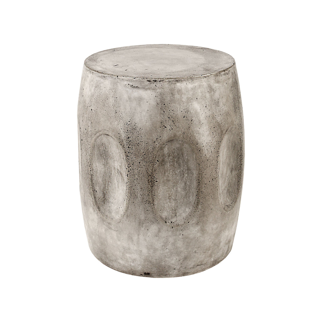 157-017 Wotran Waxed Concrete Stool - Free Shipping!, Stool, Dimond Home, - ReeceFurniture.com - Free Local Pick Ups: Frankenmuth, MI, Indianapolis, IN, Chicago Ridge, IL, and Detroit, MI