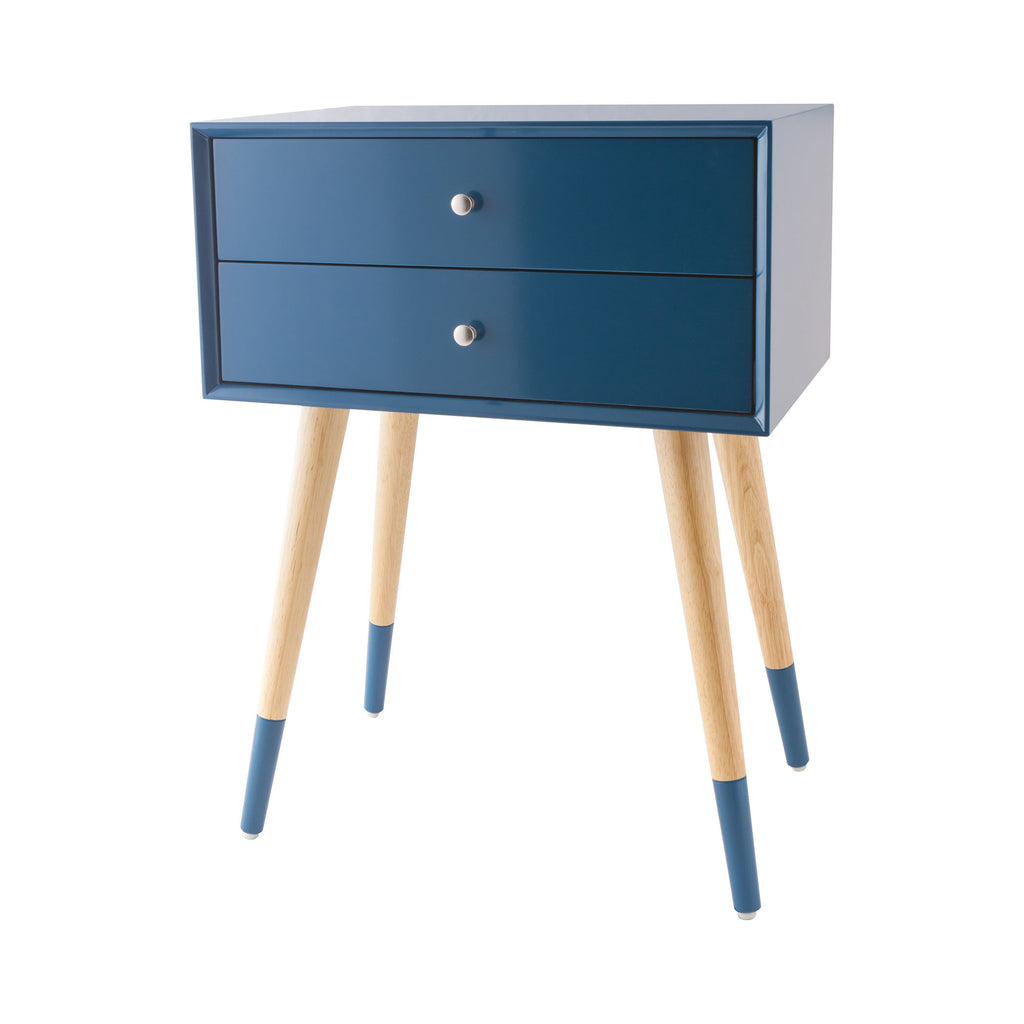 1572-005 Googie Accent Table In Navy, Table, Sterling, - ReeceFurniture.com - Free Local Pick Ups: Frankenmuth, MI, Indianapolis, IN, Chicago Ridge, IL, and Detroit, MI