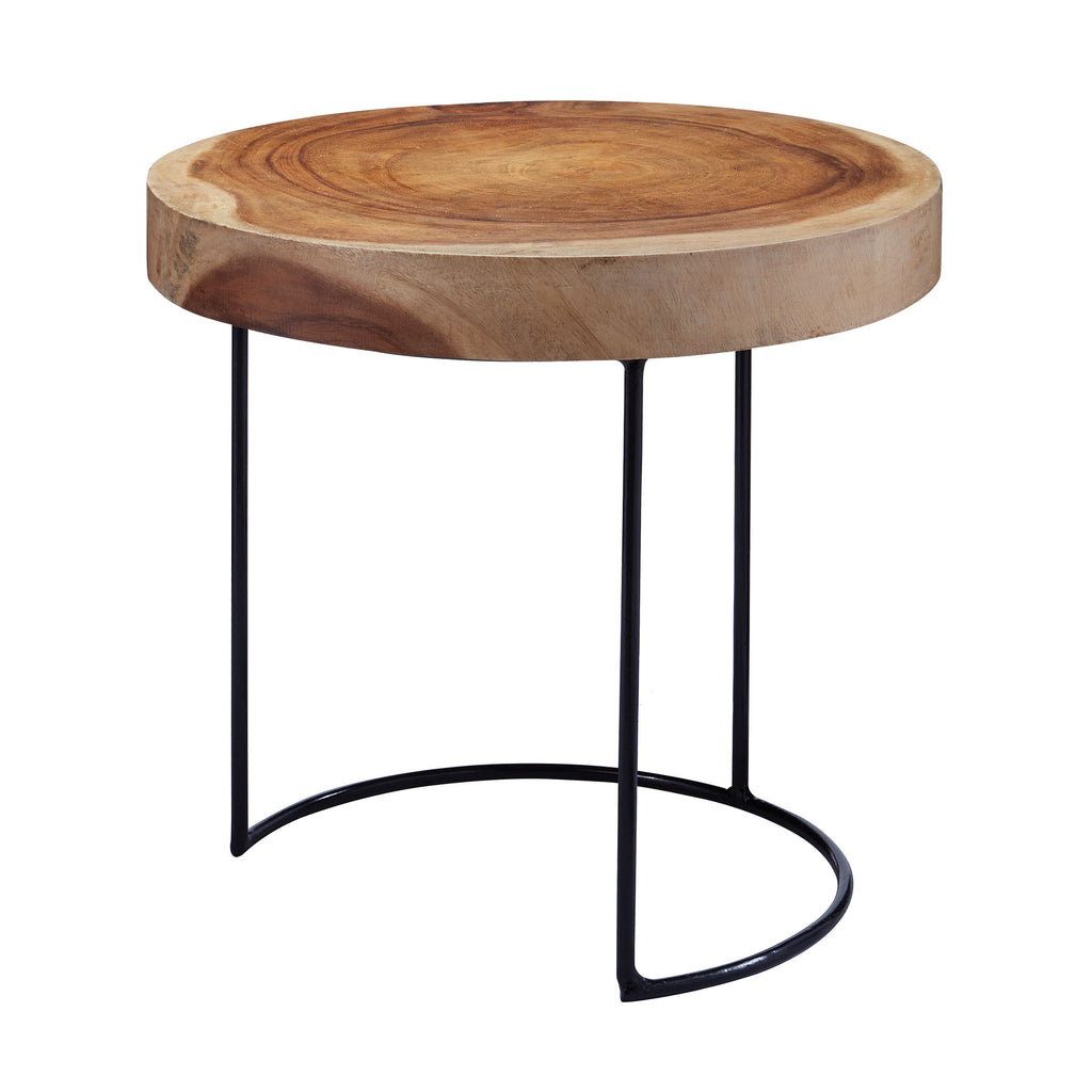 159-008 Suar Wood Slab Accent Table - Free Shipping!, Table, Dimond Home, - ReeceFurniture.com - Free Local Pick Ups: Frankenmuth, MI, Indianapolis, IN, Chicago Ridge, IL, and Detroit, MI