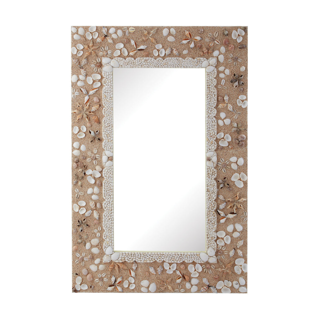 159-015 Rectangular Shell Mirror - Free Shipping!, Mirror, Dimond Home, - ReeceFurniture.com - Free Local Pick Ups: Frankenmuth, MI, Indianapolis, IN, Chicago Ridge, IL, and Detroit, MI