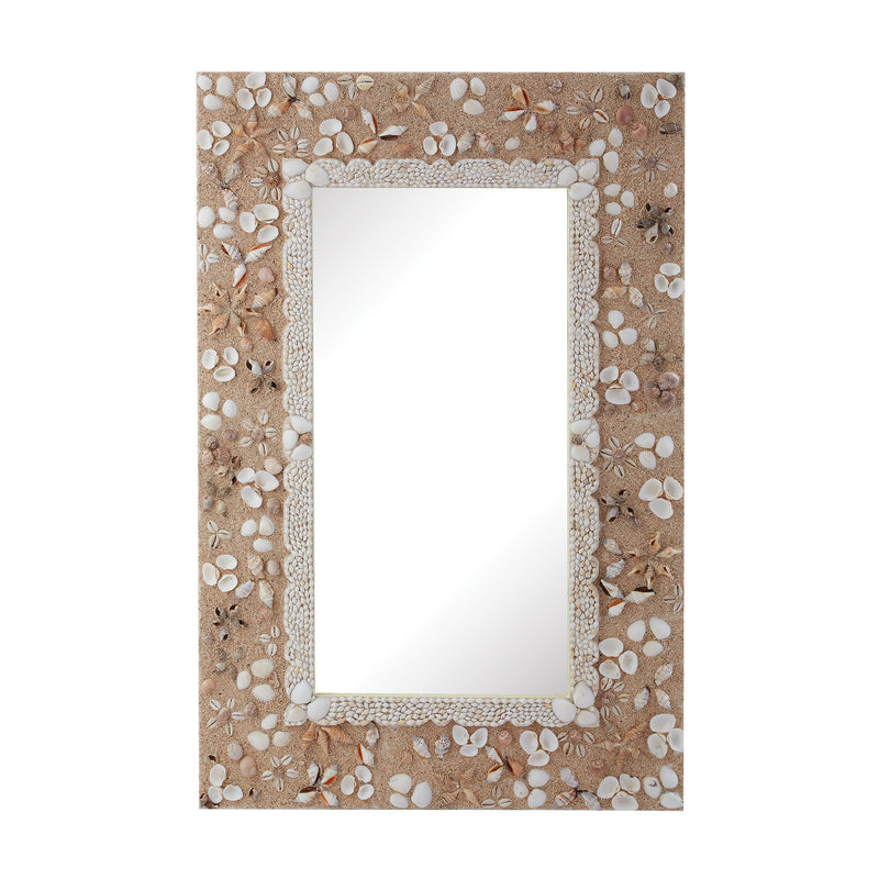 159-015 Rectangular Shell Mirror - Free Shipping!, Mirror, Dimond Home, - ReeceFurniture.com - Free Local Pick Ups: Frankenmuth, MI, Indianapolis, IN, Chicago Ridge, IL, and Detroit, MI