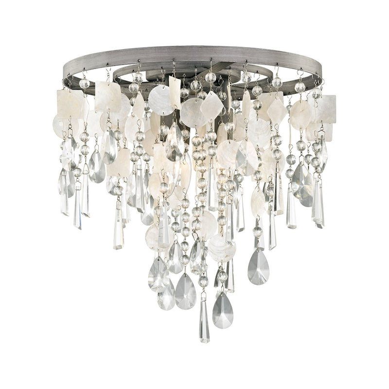 Alexandra - Semi Flush Mount - Weathered Zinc