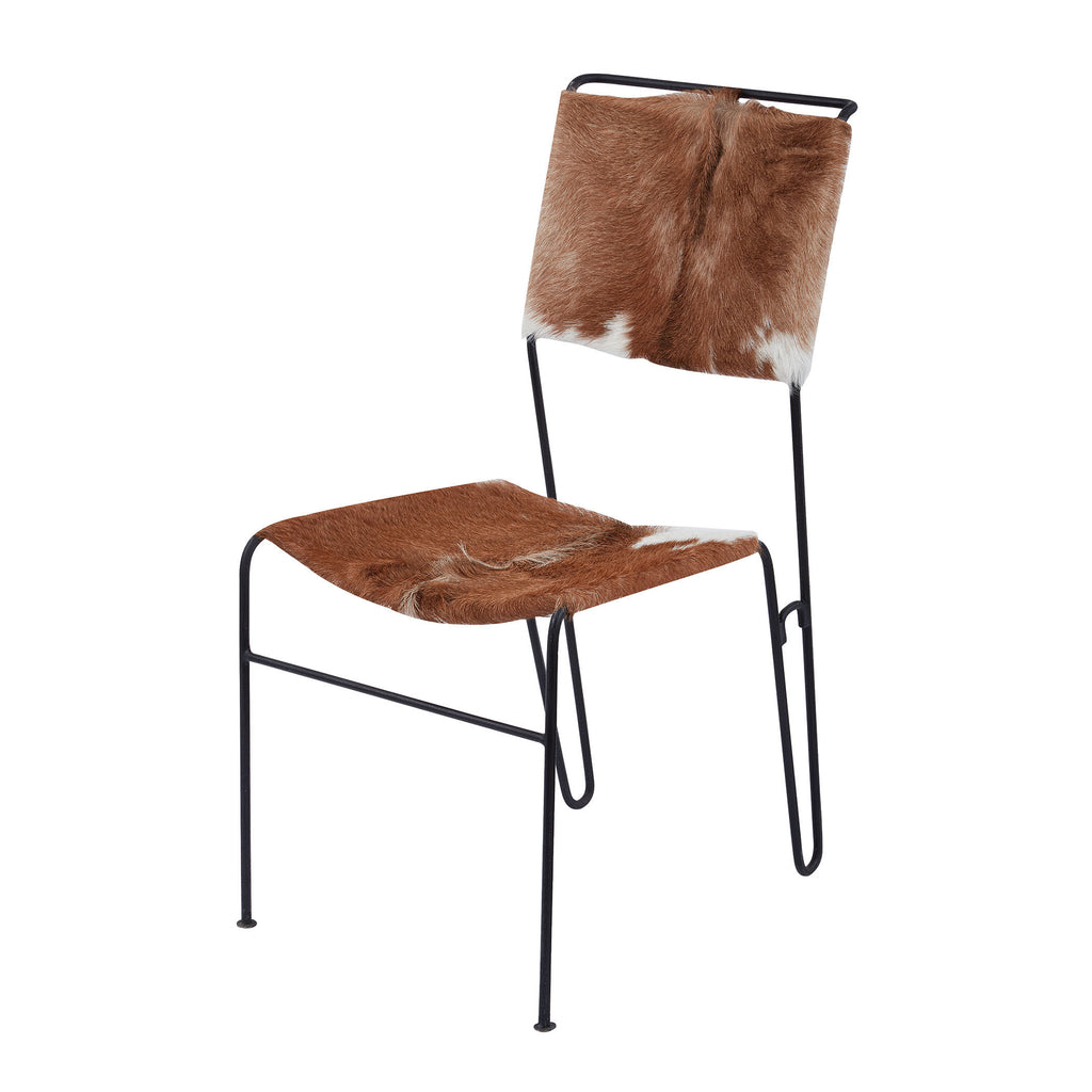161-004 Goatskin Tuft Side Chair - Free Shipping!, Chair, Dimond Home, - ReeceFurniture.com - Free Local Pick Ups: Frankenmuth, MI, Indianapolis, IN, Chicago Ridge, IL, and Detroit, MI