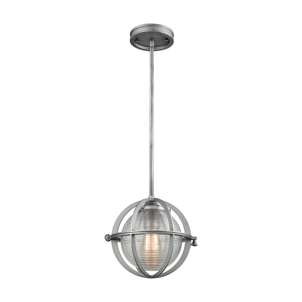 Aubridge - Mini Pendant - Weathered Zinc