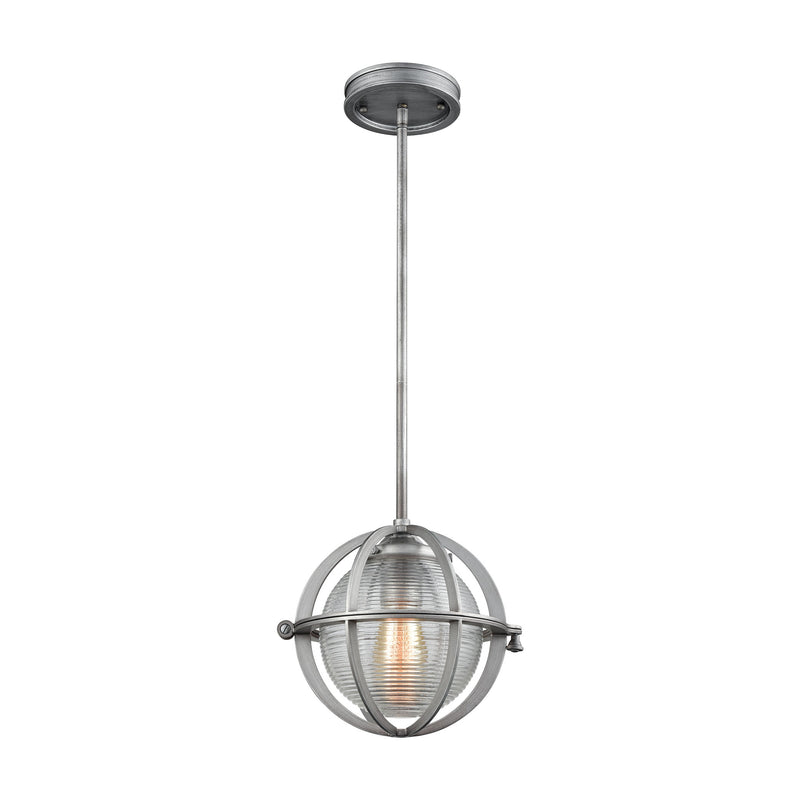 Aubridge - Mini Pendant - Weathered Zinc