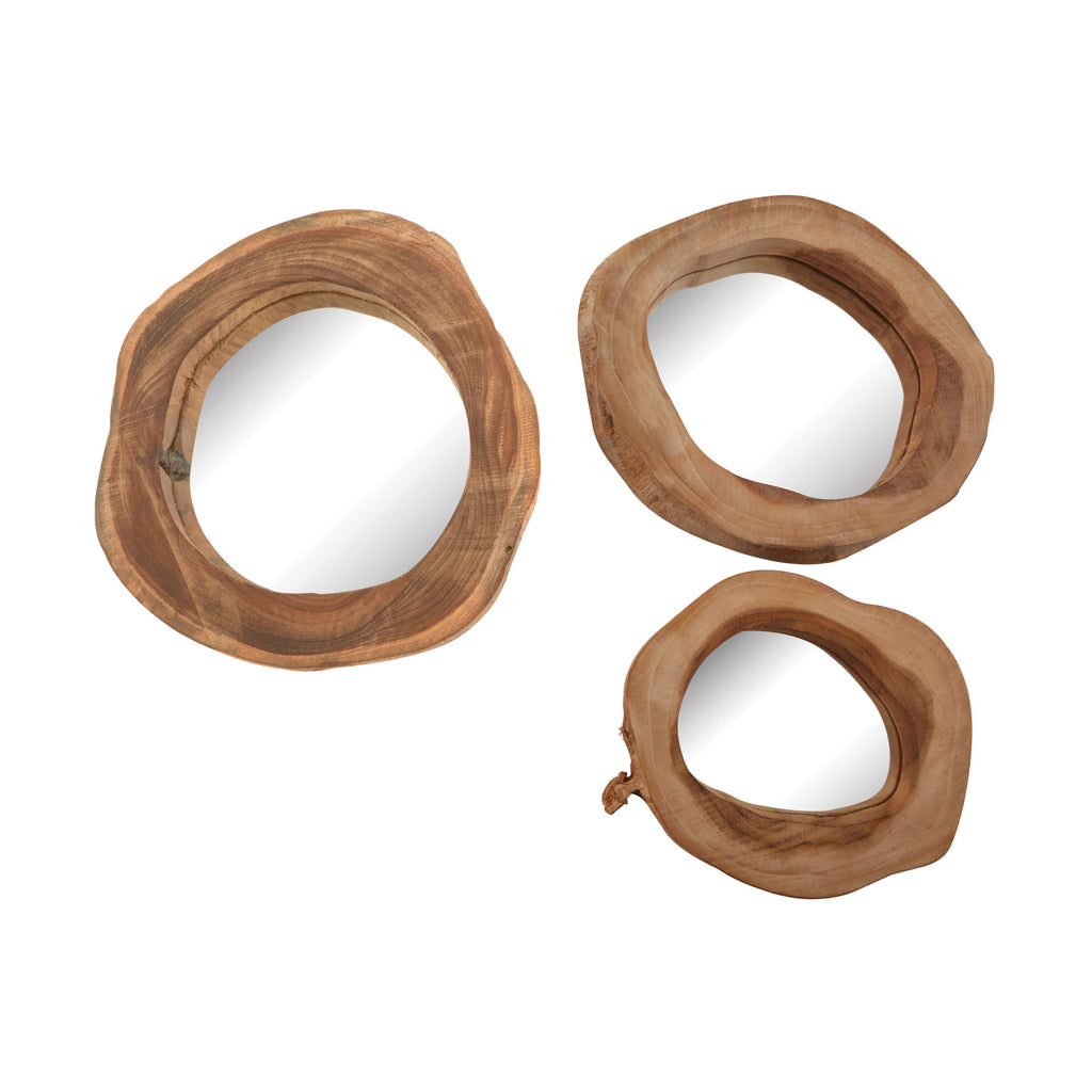 162-017/S3 Teak Wood Mirror - Free Shipping!, Mirror, Dimond Home, - ReeceFurniture.com - Free Local Pick Ups: Frankenmuth, MI, Indianapolis, IN, Chicago Ridge, IL, and Detroit, MI