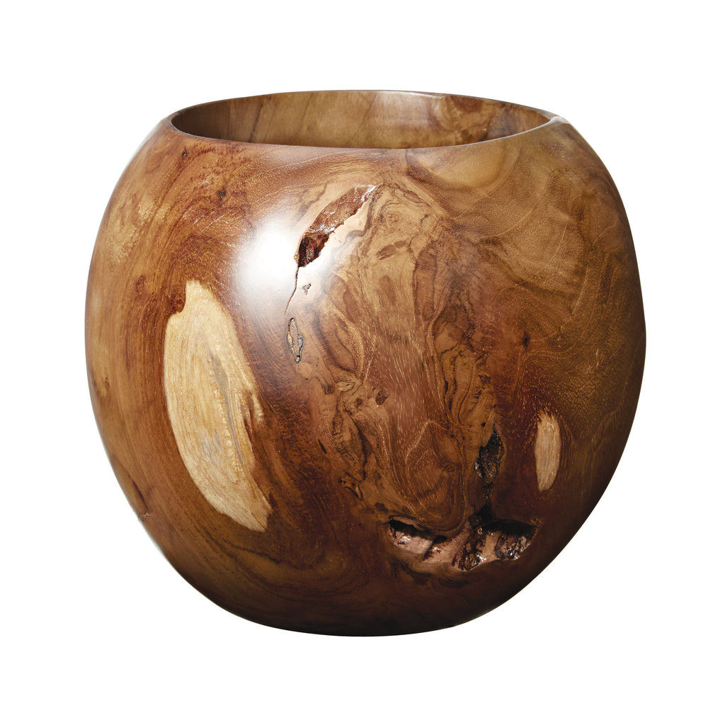 162-020 Small Teak Bowl - Free Shipping!, Bowl, Dimond Home, - ReeceFurniture.com - Free Local Pick Ups: Frankenmuth, MI, Indianapolis, IN, Chicago Ridge, IL, and Detroit, MI
