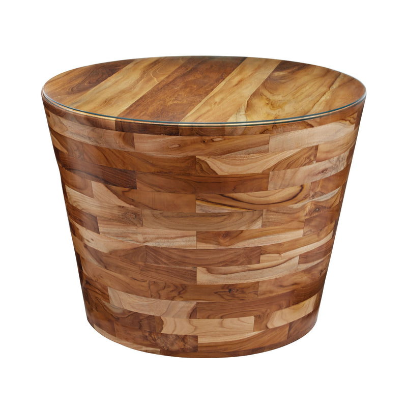 162-026 Teak Pyramid Table - Free Shipping!, Table, Dimond Home, - ReeceFurniture.com - Free Local Pick Ups: Frankenmuth, MI, Indianapolis, IN, Chicago Ridge, IL, and Detroit, MI