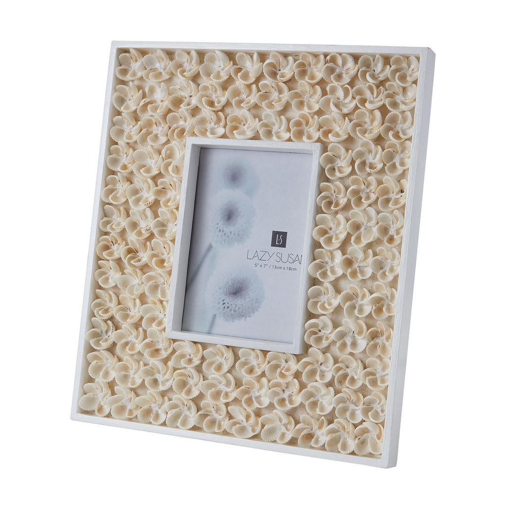 163-010 Natural Shell Bud 5x7 Frame - Free Shipping!, Frame, Dimond Home, - ReeceFurniture.com - Free Local Pick Ups: Frankenmuth, MI, Indianapolis, IN, Chicago Ridge, IL, and Detroit, MI