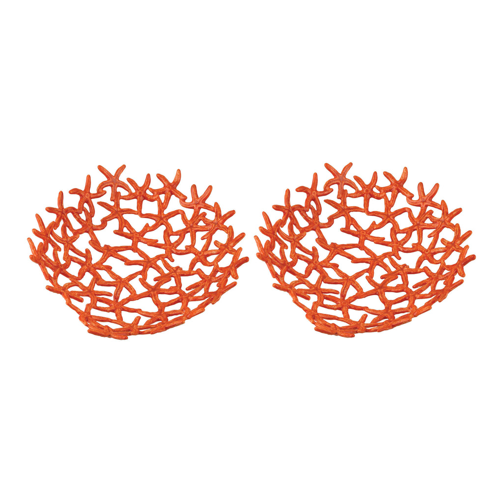 165-008/S2 Hand Forged Orange Starfish Bowl - Free Shipping!, Bowl, Dimond Home, - ReeceFurniture.com - Free Local Pick Ups: Frankenmuth, MI, Indianapolis, IN, Chicago Ridge, IL, and Detroit, MI