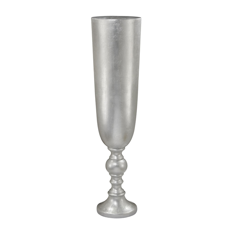 166-002 Narrow Urn Silver Leaf Planter - Free Shipping!, Planter, Dimond Home, - ReeceFurniture.com - Free Local Pick Ups: Frankenmuth, MI, Indianapolis, IN, Chicago Ridge, IL, and Detroit, MI