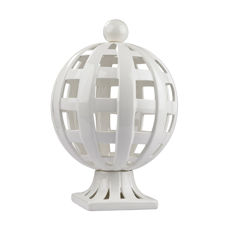 167-010 Ceramic Basket Weave Trophy - Free Shipping!, Accessory, Dimond Home, - ReeceFurniture.com - Free Local Pick Ups: Frankenmuth, MI, Indianapolis, IN, Chicago Ridge, IL, and Detroit, MI