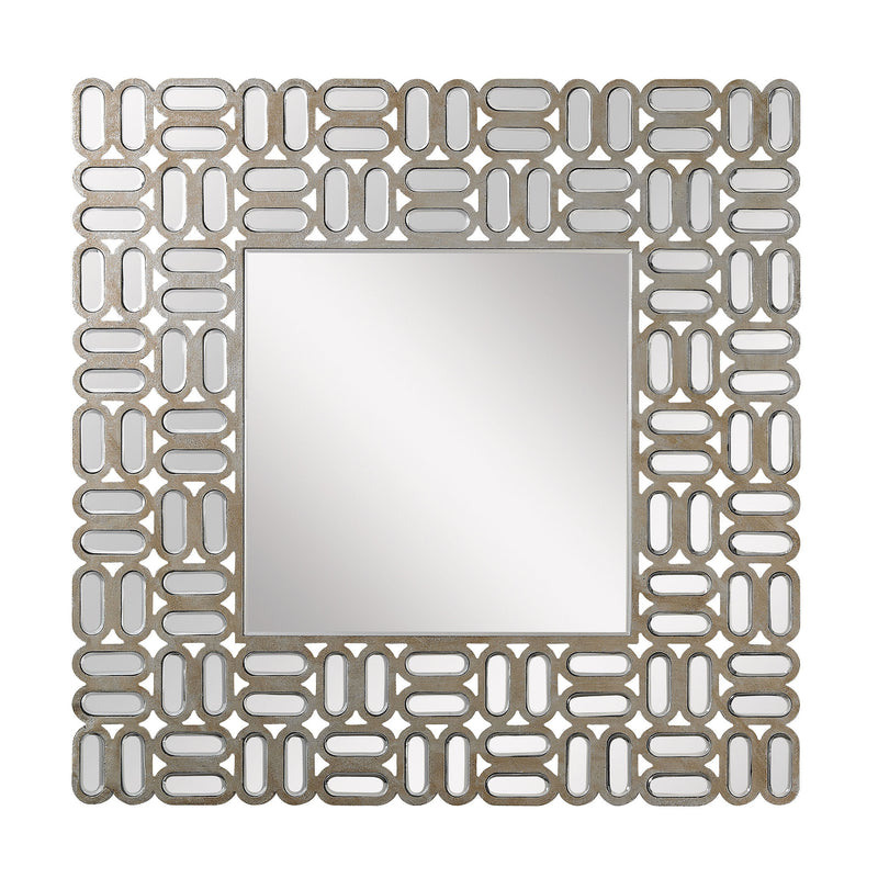 173-002 Square Alternating Oblong Mirror - Free Shipping!, Mirror, Dimond Home, - ReeceFurniture.com - Free Local Pick Ups: Frankenmuth, MI, Indianapolis, IN, Chicago Ridge, IL, and Detroit, MI