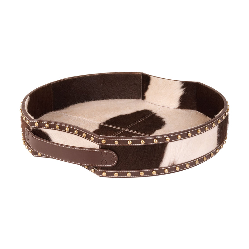 173028 Holstein Faux Pony Tray - Free Shipping!, Tray, Dimond Home, - ReeceFurniture.com - Free Local Pick Ups: Frankenmuth, MI, Indianapolis, IN, Chicago Ridge, IL, and Detroit, MI