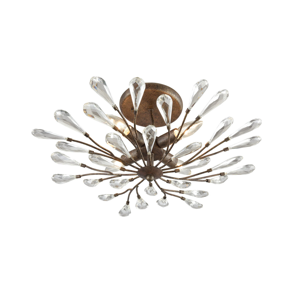 Crislett - Semi Flush Mount - Sunglow Bronze