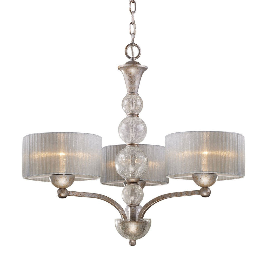 Alexis - Chandelier - Antique Silver