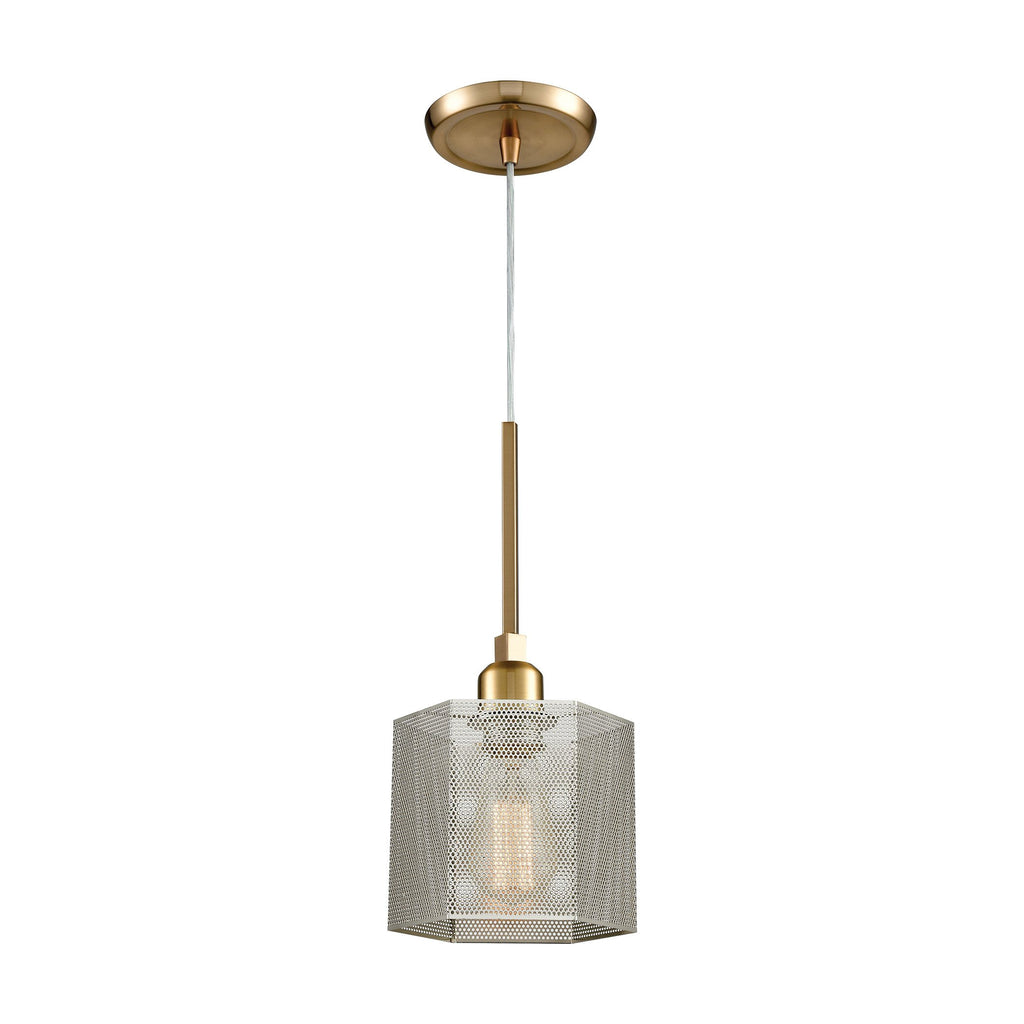 Compartir - Mini Pendant - Polished Nickel, Satin Brass, Satin Brass