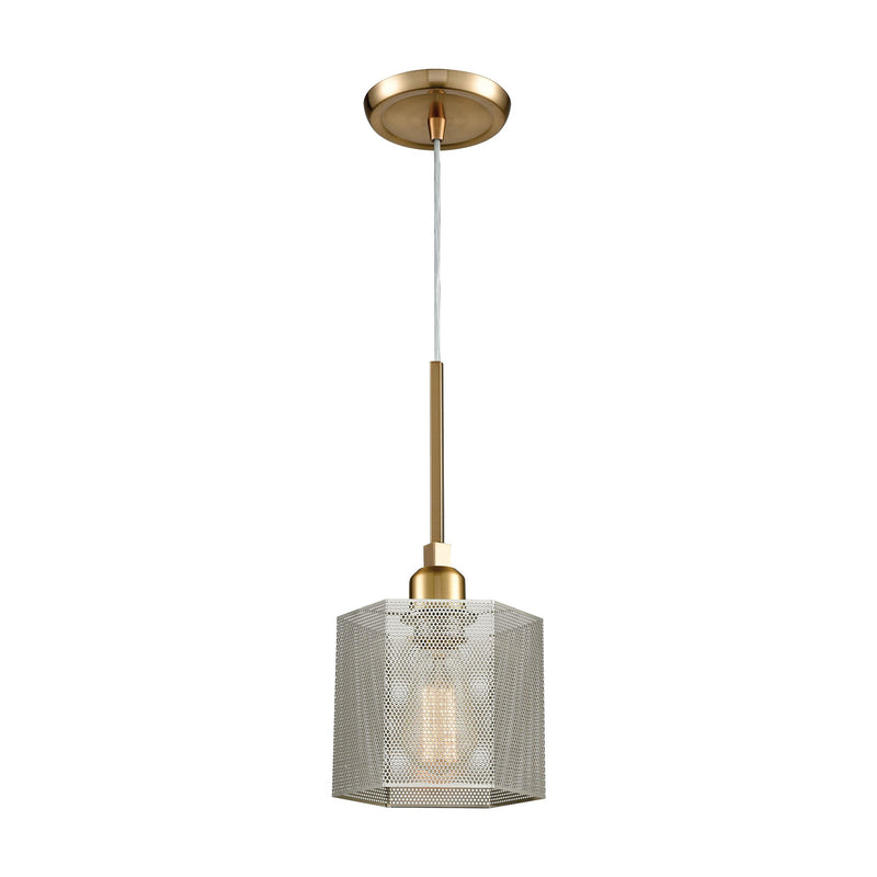 Compartir - Mini Pendant - Polished Nickel, Satin Brass, Satin Brass