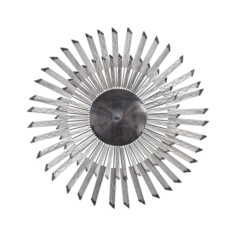 2153-021 Phantom Wall Decor In Petroleum Swirl And Gloss Aluminum - Free Shipping!, Wall Decor, Dimond Home, - ReeceFurniture.com - Free Local Pick Ups: Frankenmuth, MI, Indianapolis, IN, Chicago Ridge, IL, and Detroit, MI