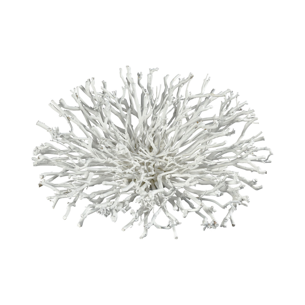 2181-044 Wistmans Wood Botanical Hemisphere - White, Accessory, Dimond Home, - ReeceFurniture.com - Free Local Pick Ups: Frankenmuth, MI, Indianapolis, IN, Chicago Ridge, IL, and Detroit, MI
