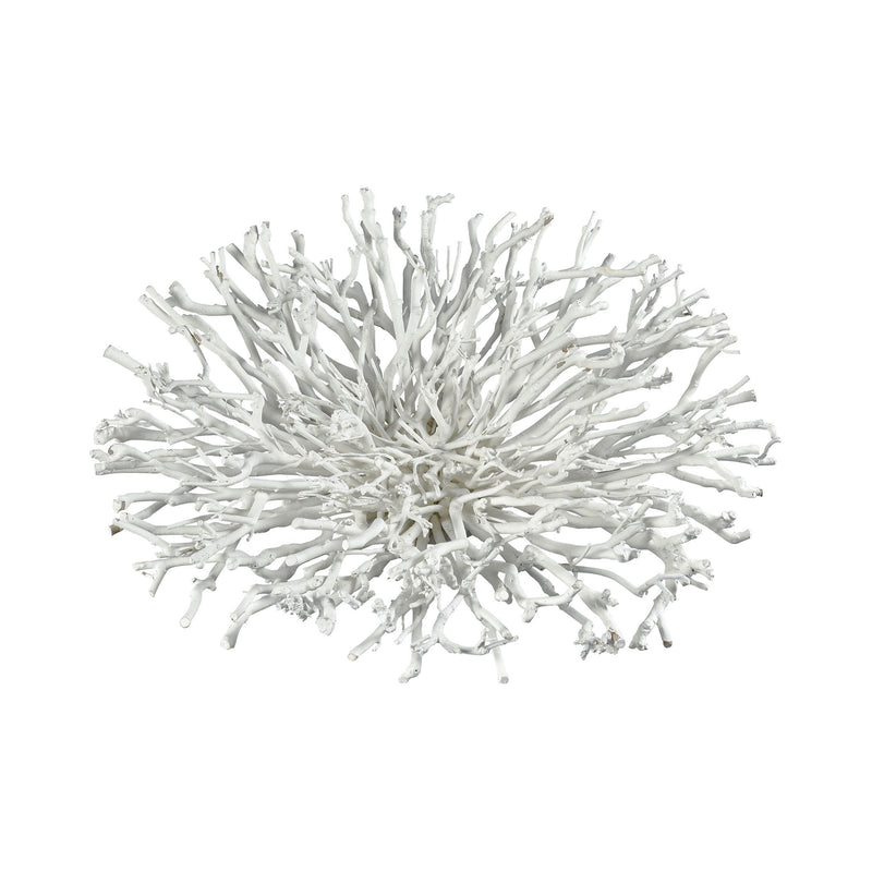 2181-044 Wistmans Wood Botanical Hemisphere - White, Accessory, Dimond Home, - ReeceFurniture.com - Free Local Pick Ups: Frankenmuth, MI, Indianapolis, IN, Chicago Ridge, IL, and Detroit, MI
