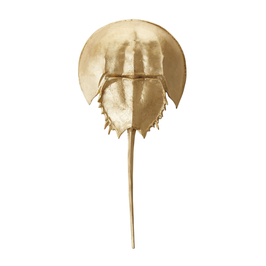 228006 Gold Mica Horseshoe Crab, Accessory, Dimond Home, - ReeceFurniture.com - Free Local Pick Ups: Frankenmuth, MI, Indianapolis, IN, Chicago Ridge, IL, and Detroit, MI