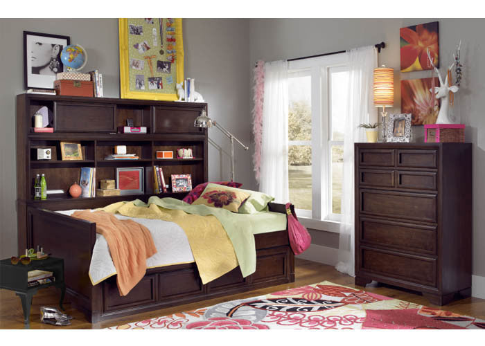 2970 Benchmark - Complete Bookcase Daybed With Trundle - Twin, Youth Bedroom, Legacy Classic Kids, - ReeceFurniture.com - Free Local Pick Ups: Frankenmuth, MI, Indianapolis, IN, Chicago Ridge, IL, and Detroit, MI
