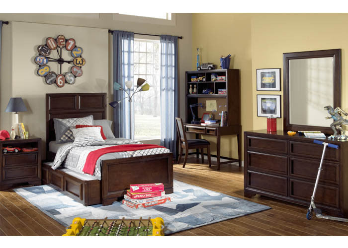 2970 Benchmark - Desk Set With Chair, Youth Bedroom, Legacy Classic Kids, - ReeceFurniture.com - Free Local Pick Ups: Frankenmuth, MI, Indianapolis, IN, Chicago Ridge, IL, and Detroit, MI