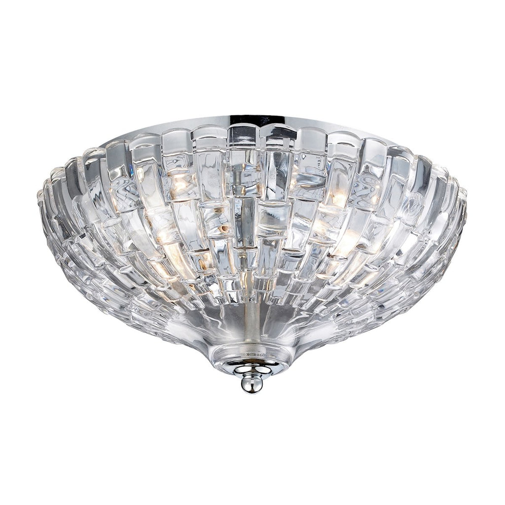 Crystal Flushmounts - Flush Mount - Polished Chrome