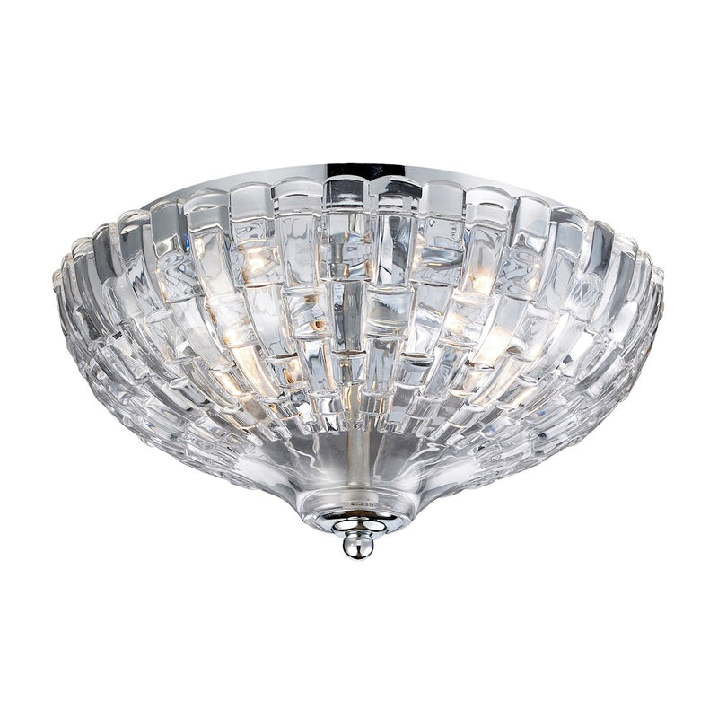 Crystal Flushmounts - Flush Mount - Polished Chrome