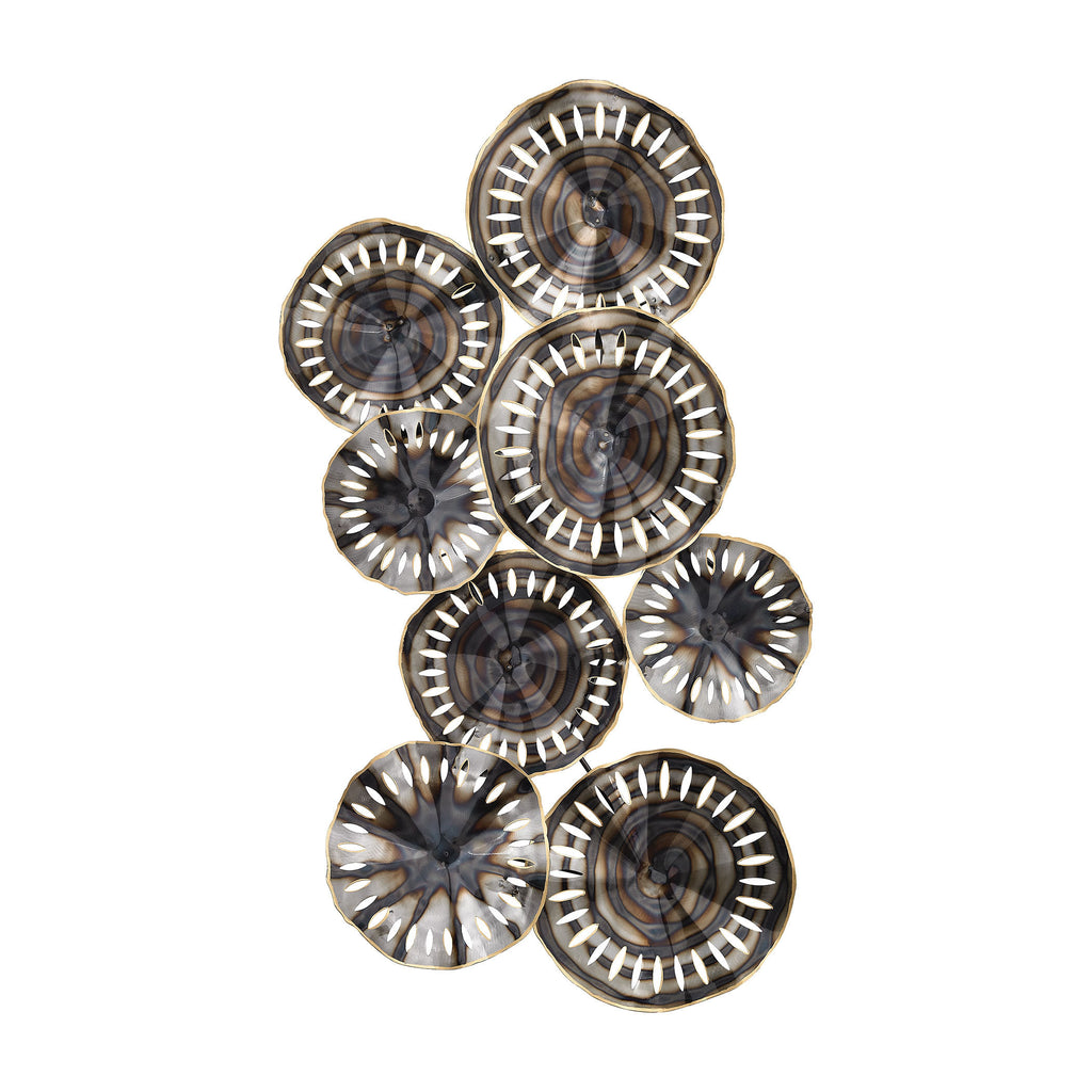 3129-1117 Novae Pierced Wall Decor In Bastille Silver, Wall Decor, Sterling, - ReeceFurniture.com - Free Local Pick Ups: Frankenmuth, MI, Indianapolis, IN, Chicago Ridge, IL, and Detroit, MI