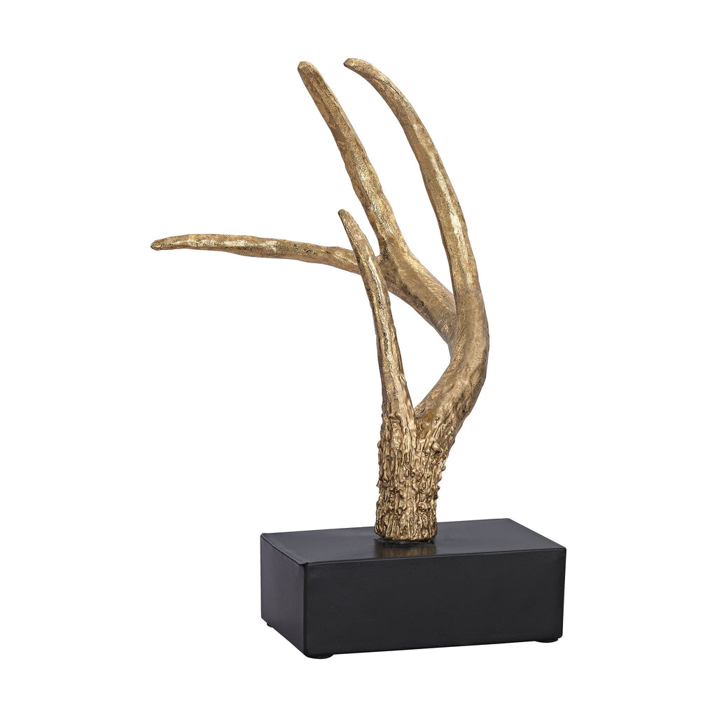 3138-213 Gold Mounted Horn, Accessory, Sterling, - ReeceFurniture.com - Free Local Pick Ups: Frankenmuth, MI, Indianapolis, IN, Chicago Ridge, IL, and Detroit, MI