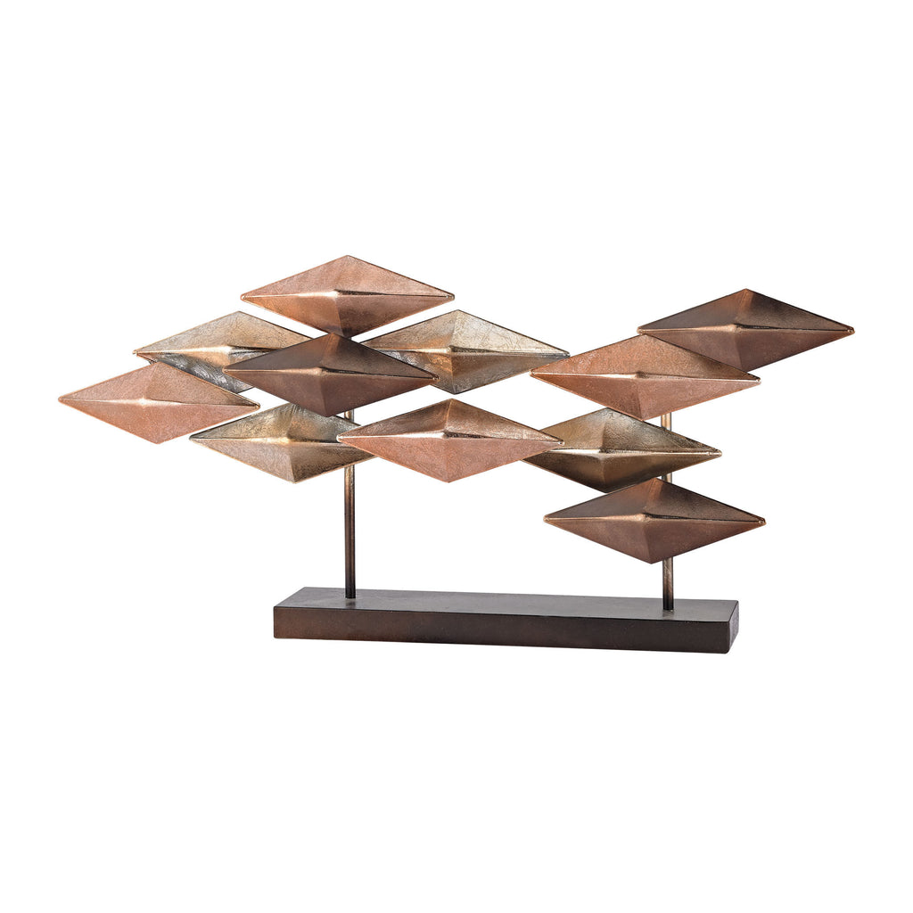 3138-230 Heavy Metal Table Sculpture, Sculpture, Sterling, - ReeceFurniture.com - Free Local Pick Ups: Frankenmuth, MI, Indianapolis, IN, Chicago Ridge, IL, and Detroit, MI