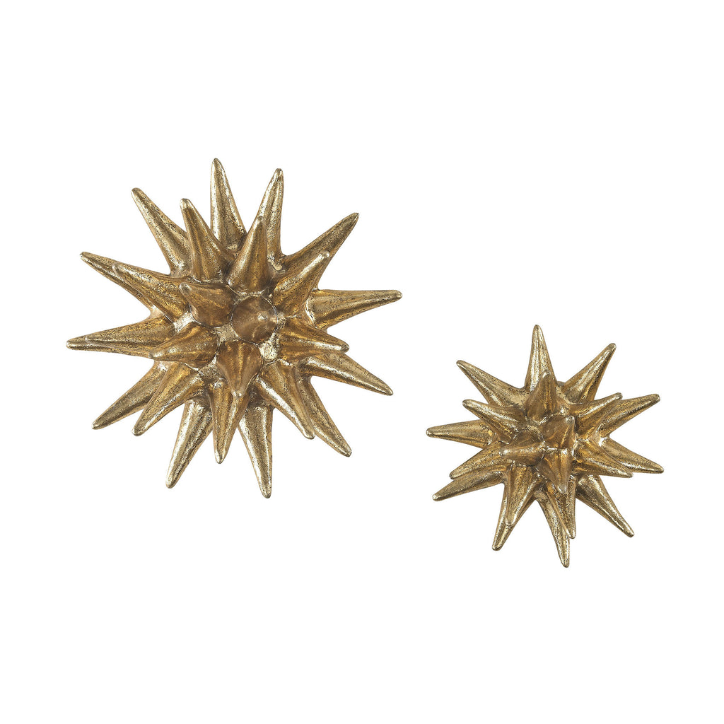 3138-263/S2 Parsec Gold 4-6 Inch Composite Wall Decor In Gold, Wall Decor, Sterling, - ReeceFurniture.com - Free Local Pick Ups: Frankenmuth, MI, Indianapolis, IN, Chicago Ridge, IL, and Detroit, MI