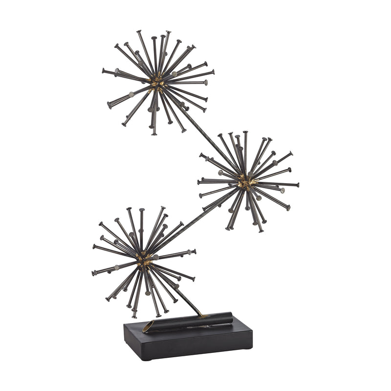 3138-279 Quanta Table Sculpture In Soldered Raw Iron, Accessory, Sterling, - ReeceFurniture.com - Free Local Pick Ups: Frankenmuth, MI, Indianapolis, IN, Chicago Ridge, IL, and Detroit, MI
