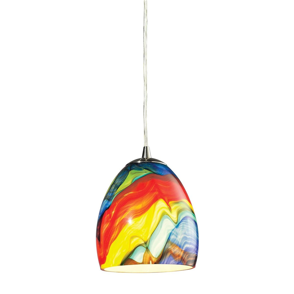 Colorwave - Mini Pendant - Satin Nickel