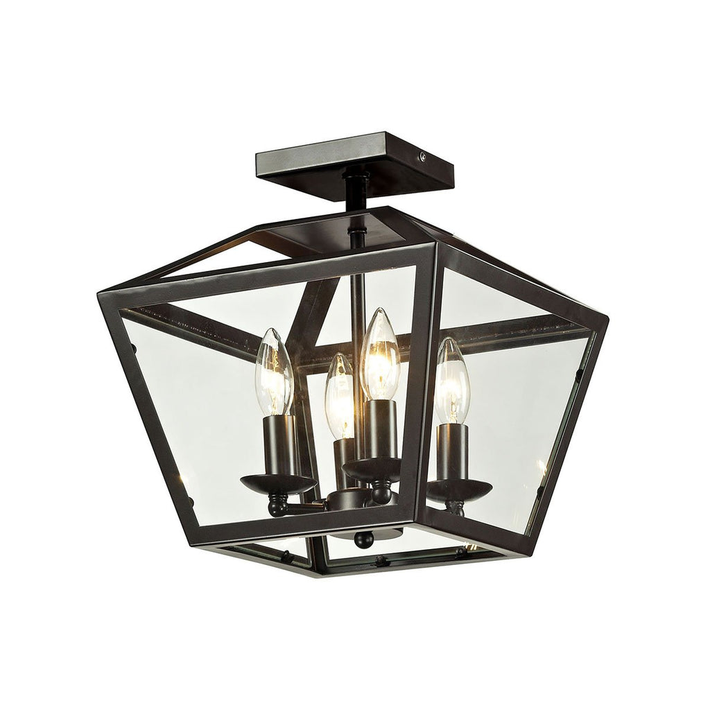 Alanna - Semi Flush Mount - Oil Rubbed Bronze