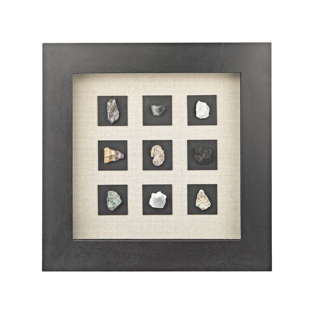 3168-023 Green Agate Shadow Box, Wall Decor, Dimond Home, - ReeceFurniture.com - Free Local Pick Ups: Frankenmuth, MI, Indianapolis, IN, Chicago Ridge, IL, and Detroit, MI