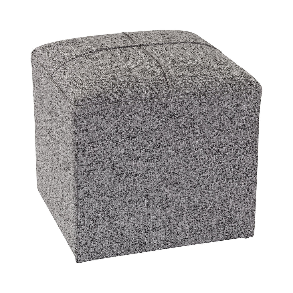 3169-019 Grey Cube Ottoman, Ottoman, Sterling, - ReeceFurniture.com - Free Local Pick Ups: Frankenmuth, MI, Indianapolis, IN, Chicago Ridge, IL, and Detroit, MI
